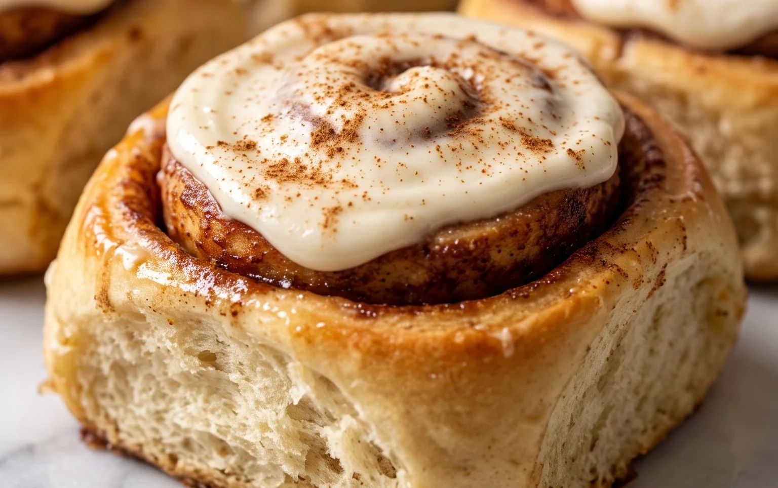 Old Fashioned Cinnamon Rolls with Cream Cheese Frosting