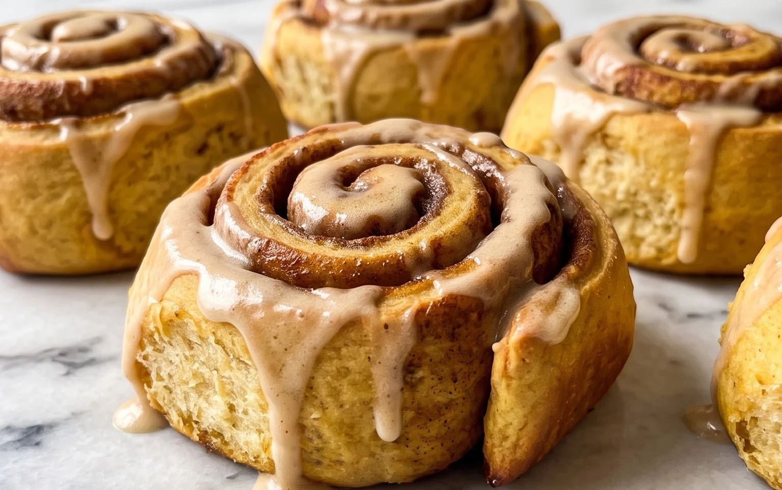 Pumpkin Cinnamon Rolls Moelleux : Recette d&rsquo;Automne